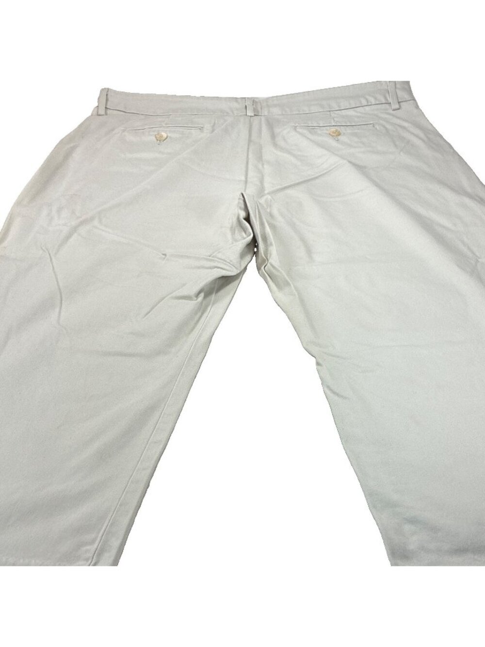 Lee One TruFit Women 14 Bermuda Shorts Khaki Chino Shaping Stretch 17.5W EUC